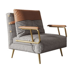 33.5" Convertible Sofa Upholstered Fabric Modern Style Sofa Bed