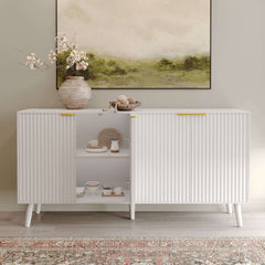 Modern Sideboard Buffet Cabinet with Adjustable Shelves