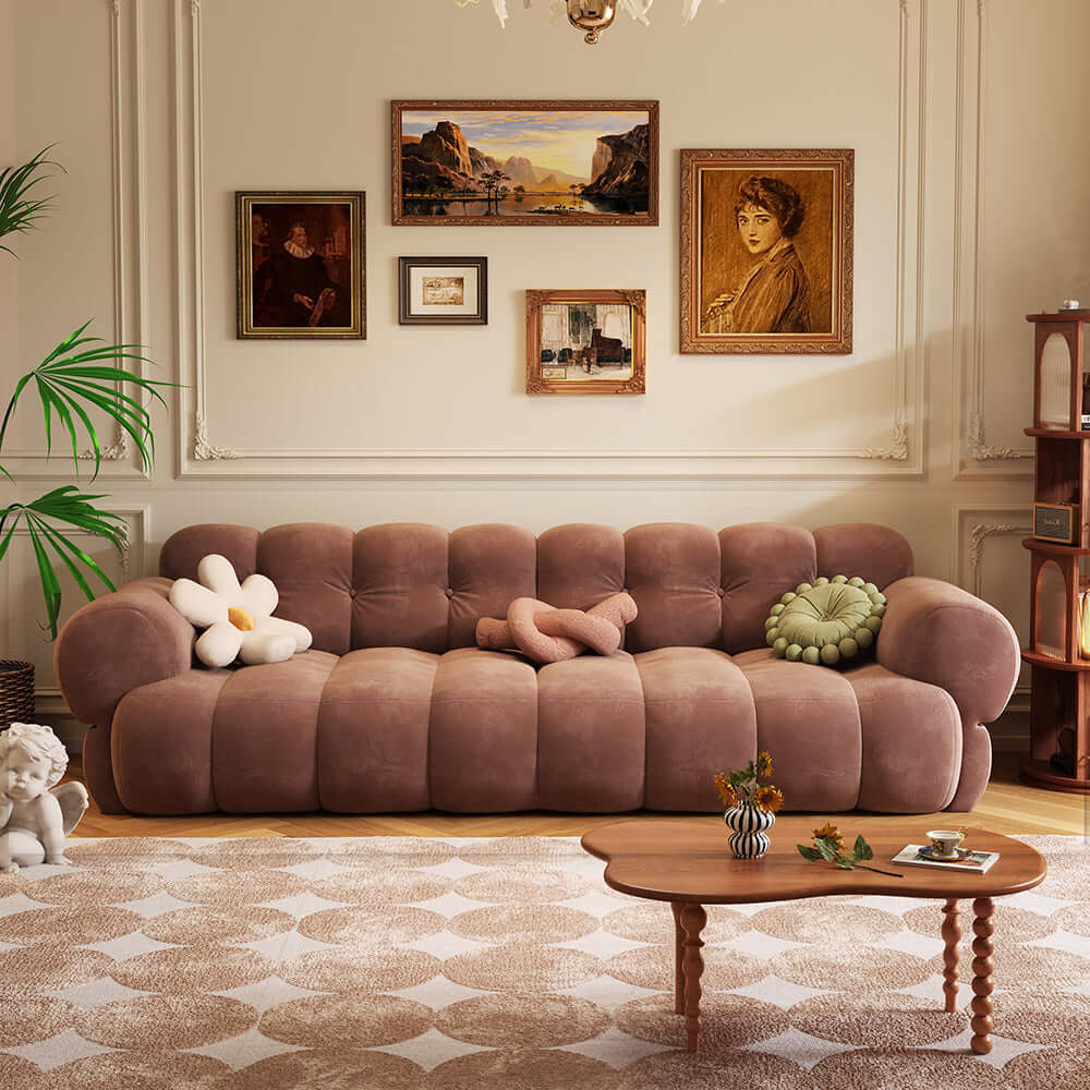 Vintage Marshmallow sofa offering ultimate comfort and support with stylish design