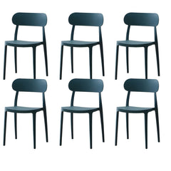 Modern Scandinavian Plastic & Acrylic Kitchen & Dining Chair Dining Chairs