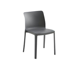 Scandinavian Plastic & Acrylic Kitchen & Dining Chair with Low Back Dining Chairs