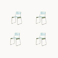 Modern Stackable Garden Kitchen & Dining Plastic & Acrylic Side Chair Dining Chairs