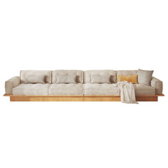 Velvet Sofa Combinable Multi-seater Bottom Drawer Design