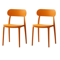Modern Scandinavian Plastic & Acrylic Kitchen & Dining Chair Dining Chairs