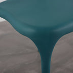 Stackable Nordic acrylic dining chair with backrest and acrylic legs