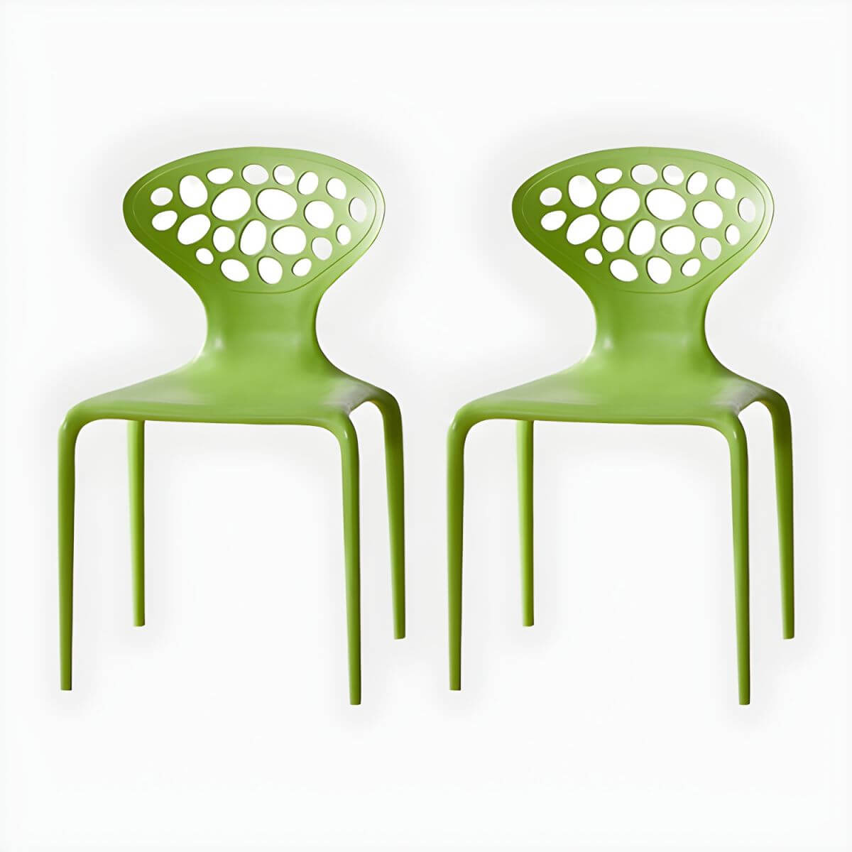 Nordic acrylic dining chair with armrest and backrest, featuring transparent acrylic legs
