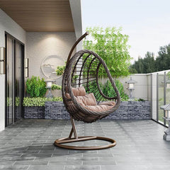 Tropical Alloy Framed Pads Porch Swing with Stand, Chain & Stand Included Porch Swings