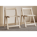 Expandable modern minimalist dining table set with chairs for stylish, space-saving meals