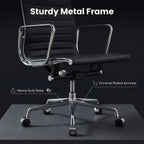 Eames-Style Aluminum Executive Office Chair