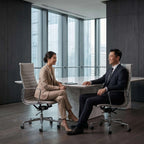 Eames-Style Aluminum Executive Office Chair