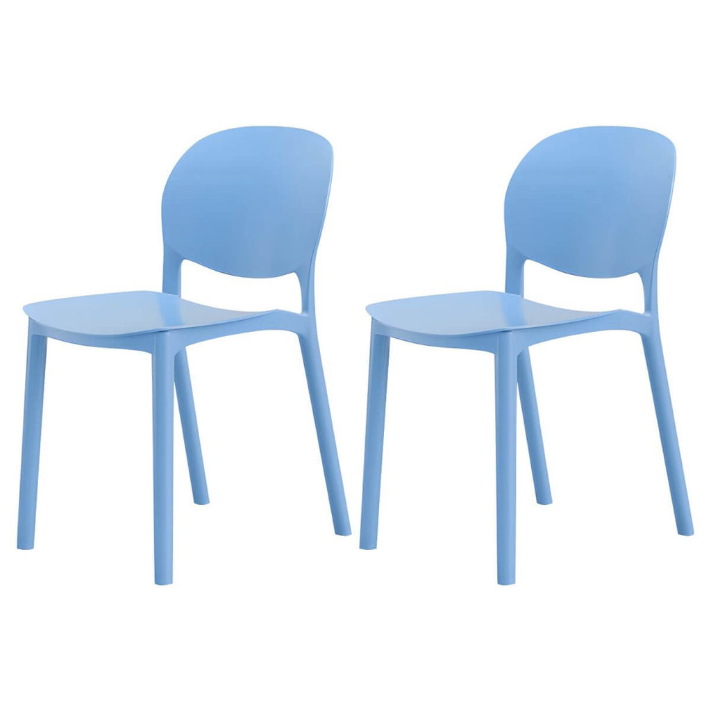 Stackable Nordic dining chair with acrylic legs and ergonomic backrest for modern dining rooms