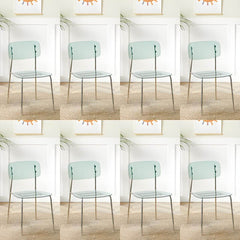 Contemporary Acrylic Dining Chair for Living Room and Kitchen Dining Chairs