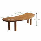 Editorial Crescent Office Set with Bean-Shaped Table and Asymmetric Benches