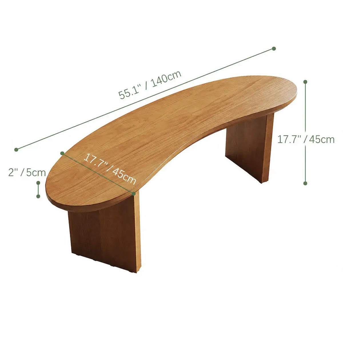 Editorial Crescent Office Set with Bean-Shaped Table and Asymmetric Benches