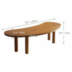 Editorial Crescent Office Set with Bean-Shaped Table and Asymmetric Benches