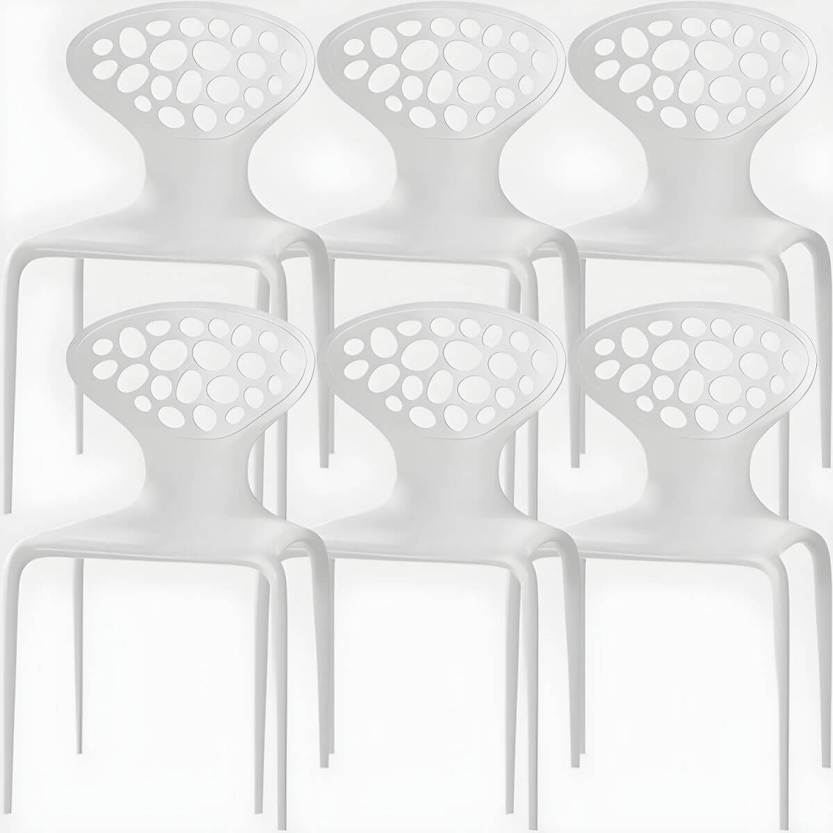 Nordic acrylic dining chair with armrest and backrest, featuring transparent acrylic legs