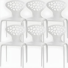 Nordic Armrest Backrest Acrylic Chair with Acrylic Legs for Dining Room Dining Chairs