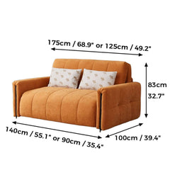 Cocochairs Electric Recliner Sofa Bed with Motorized Footrest – Effortlessly Converts, Small Space Solution