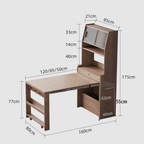 Space-saving folding table perfect for dining and work in small cozy homes