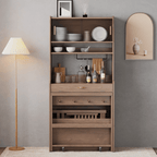 Space-saving folding table perfect for dining and work in small cozy homes