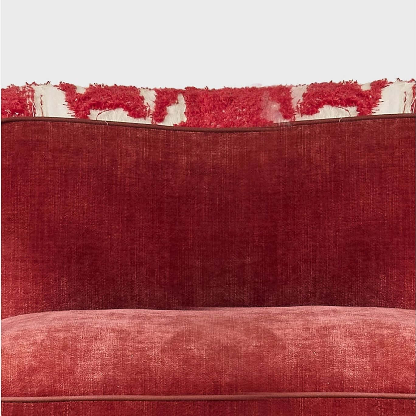 Elegant Cotton Sofa with Stainless Steel Frame for Modern Living