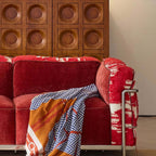 Elegant Cotton Sofa with Stainless Steel Frame for Modern Living