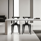 Elegant Deep Brown Solid Wood Lounge Chair with Unique Backrest