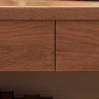 Elegant Nut/Brown Wood Writing Desk with Shelves for Kids and Toddlers