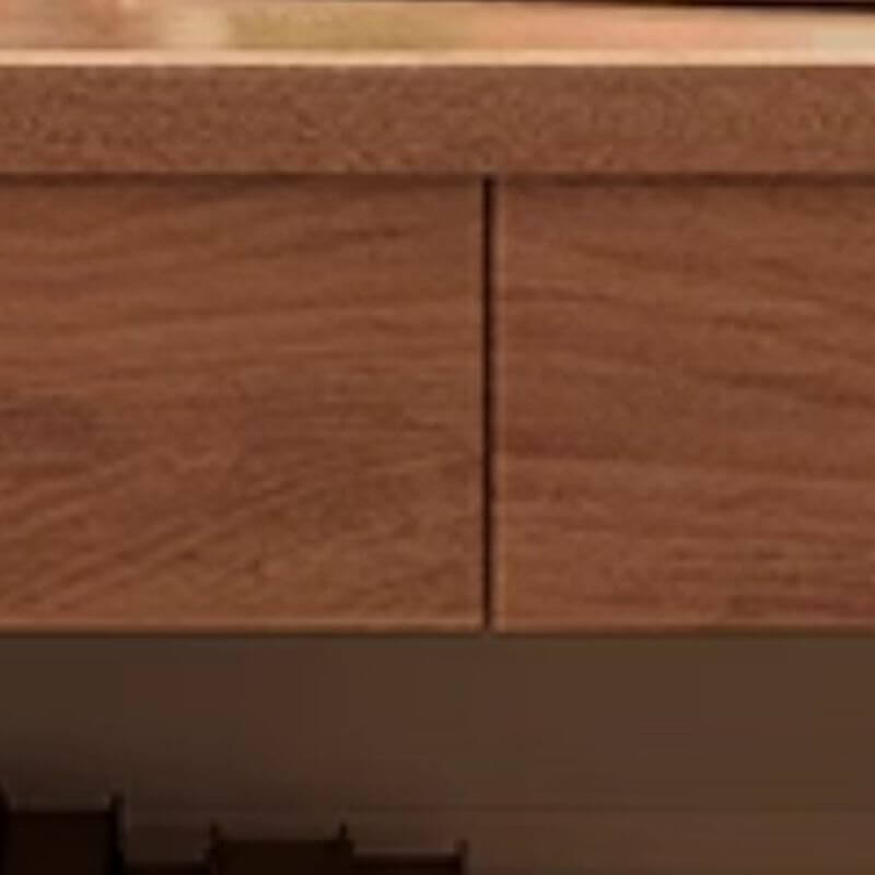 Elegant Nut/Brown Wood Writing Desk with Shelves for Kids and Toddlers