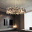 Elegant Rose Gold Crystal Chandelier - 8-Light Tiered Fixture Main Product Image
