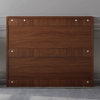Elegant Walnut Shoe Storage Cabinet for Entryway