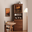 Elegant Walnut Wine Bar Cabinet with Ample Storage Space Main Product Image