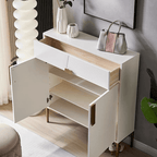 Entryway Shoe Storage Cabinet with 2 Doors & Drawer