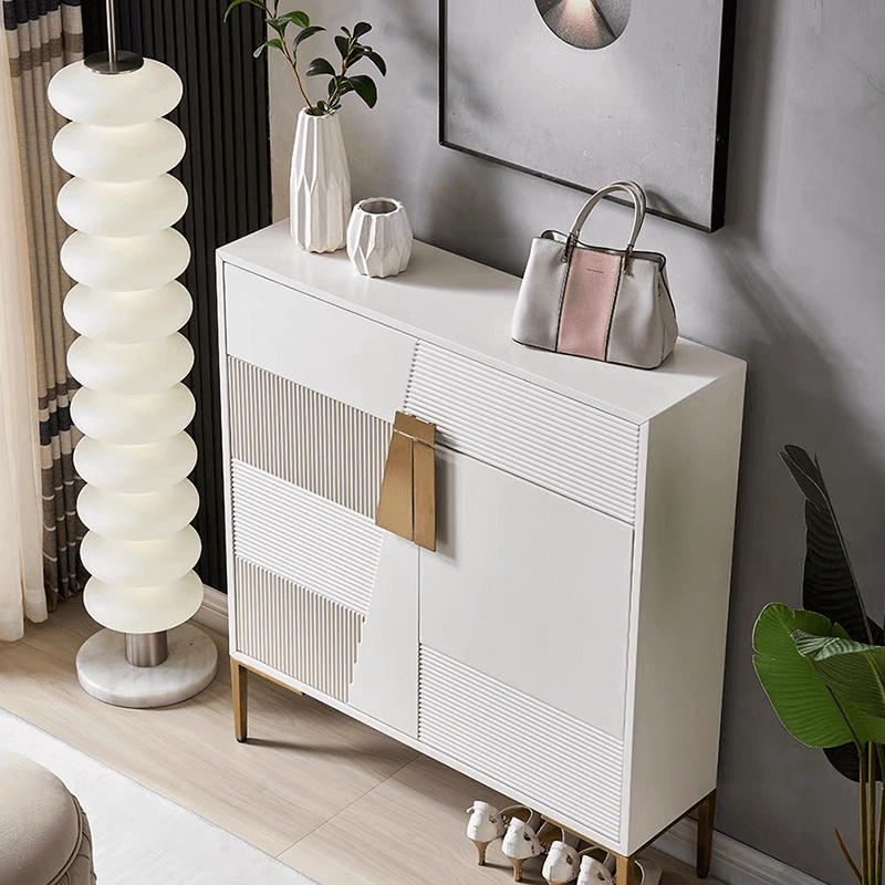 Entryway Shoe Storage Cabinet with 2 Doors & Drawer Secondary image