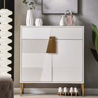 Entryway Shoe Storage Cabinet with 2 Doors & Drawer Main Product Image