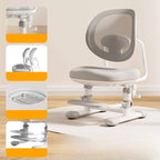 Ergonomic Adjustable Metal Chair for Kids - Comfortable Playroom Seating