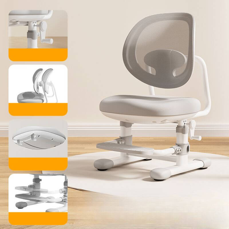 Ergonomic Adjustable Metal Chair for Kids - Comfortable Playroom Seating
