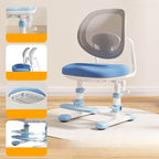 Ergonomic Adjustable Metal Chair for Kids - Comfortable Playroom Seating