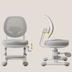 Ergonomic Adjustable Metal Chair for Kids - Comfortable Playroom Seating