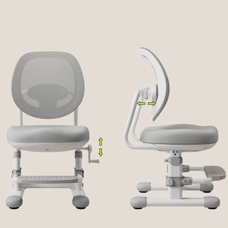 Ergonomic Adjustable Metal Chair for Kids - Comfortable Playroom Seating