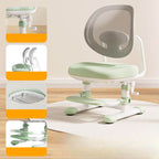 Ergonomic Adjustable Metal Chair for Kids - Comfortable Playroom Seating