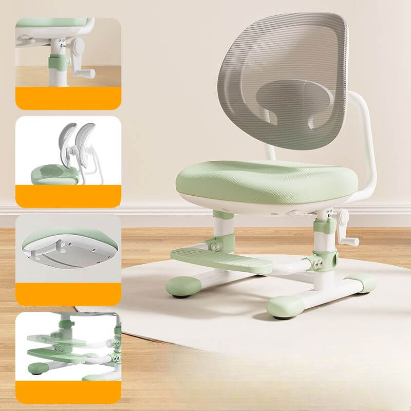 Ergonomic Adjustable Metal Chair for Kids - Comfortable Playroom Seating