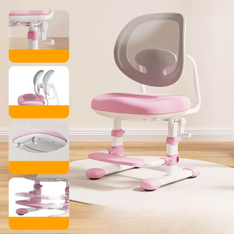 Ergonomic Adjustable Metal Chair for Kids - Comfortable Playroom Seating