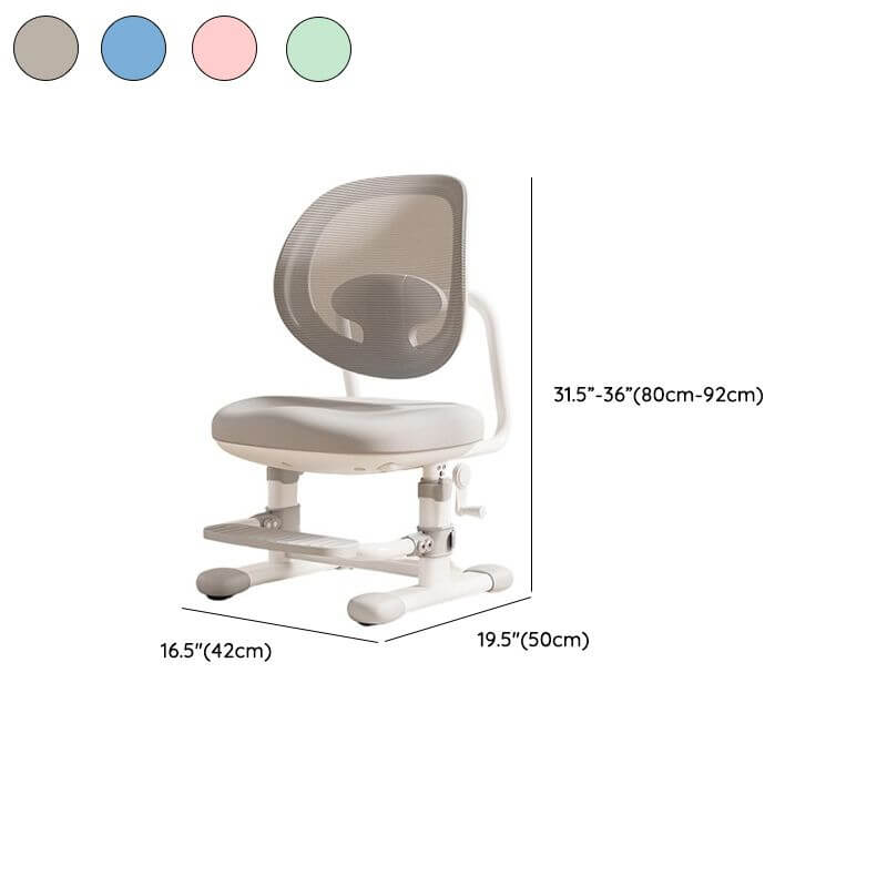 Ergonomic Adjustable Metal Chair for Kids - Comfortable Playroom Seating Dimensions