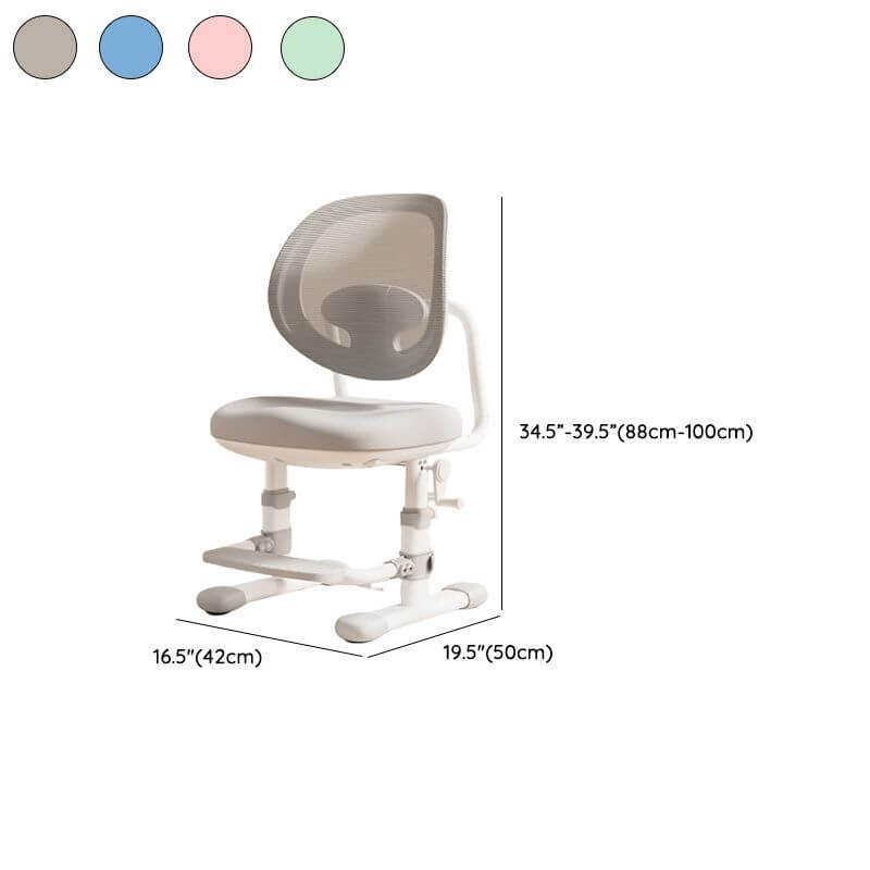 Ergonomic Adjustable Metal Chair for Kids - Comfortable Playroom Seating Dimensions