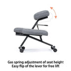 Ergonomic Folding Meditation Office Chair with Adjustable Kneeling Support
