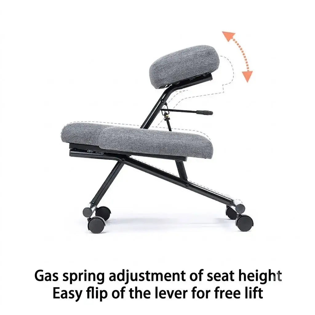 Ergonomic Folding Meditation Office Chair with Adjustable Kneeling Support