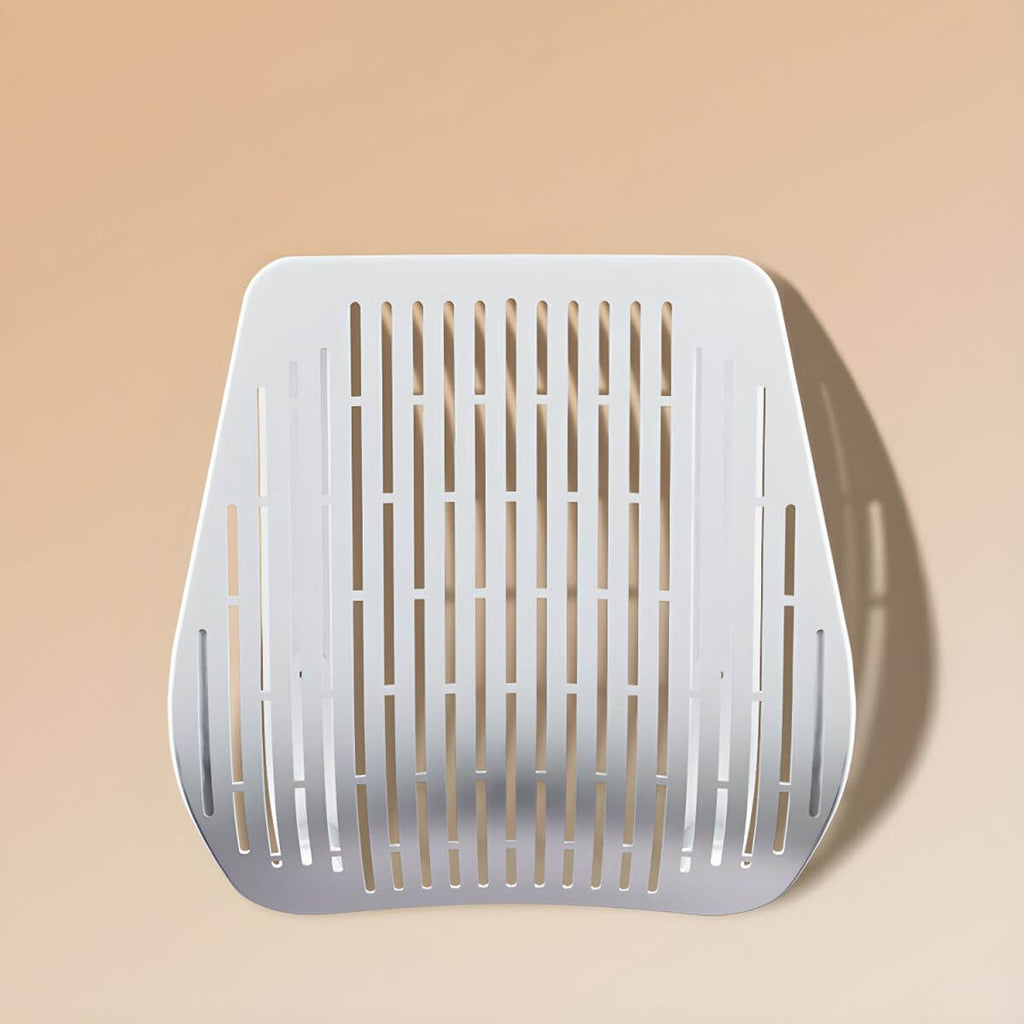 Ergonomic Grey Plastic Kids Chair with Adjustable Arms and Wheels