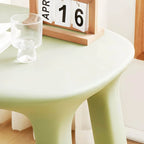 Ergonomic Plastic Kids Art Desk with Matching Chair in Solid Colors