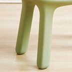 Ergonomic Plastic Kids Art Desk with Matching Chair in Solid Colors